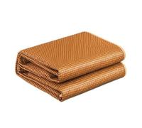 Amagogo Tapis de Couchage Tissé Matelas d'Été de Lit Surmatelas Soie Glacée et Rotin pour Confort Respirant Lit Adulte Chambre d'accueil Repos Adapté au Sommeil, 180 200cm