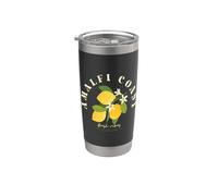 Amalfi Coast Italy Sorrento Capri Lemons Gobelet isotherme en acier inoxydable double paroi