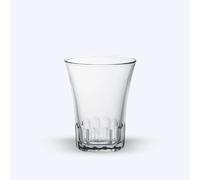 AMALFI - Tasse en verre transparent 17 cl (Lot de 4)