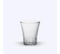 AMALFI - Tasse en verre transparent 9 cl (Lot de 4)