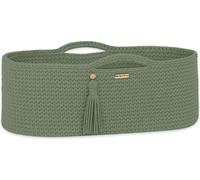 Amande bébé boho faite à la main - Berceau en coton - Matelas antibactérien inclus