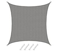 AMANKA 4x4 Voile d'Ombrage Rectangulaire - 90% UV Protection - Toile d'Ombrage Perméable - Toile Pergola Voiles d'Ombrage pour Patio Bache d'Ombrage Parasol Toile Perméable Protege Soleil Terrasse