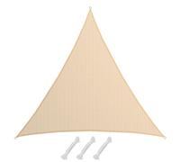AMANKA 8x8x8 Voile d'Ombrage Triangulaire - 90% UV Protection - Toile d'Ombrage Perméable - Toile Pergola Voiles d'Ombrage pour Patio Bache d'Ombrage Parasol Toile Perméable Protege Soleil Terrasse