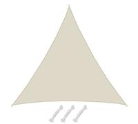 AMANKA 98% UV Protection : 6x6x6 Voile d'Ombrage Etanche - Toile Ombrage Triangulaire - Voile Triangle Ombrage Toile Imperméable pour Terrasse Toile de Jardin Exterieur Toile Pare Soleil Triangulaire