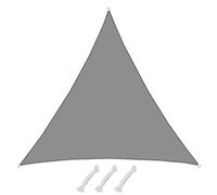 AMANKA 98% UV Protection : 8x8x8 Voile d'Ombrage Etanche - Toile Ombrage Triangulaire - Voile Triangle Ombrage Toile Imperméable pour Terrasse Toile de Jardin Exterieur Toile Pare Soleil Triangulaire