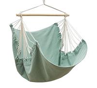 AMANKA Chaise Suspendue Exterieur XL - 155x125 Fauteuil Suspendu Balancelle de Jardin Fauteuil a Suspendre Fauteuil Relax Intérieur Siege Suspendu Exterieur Balancelle 1 Place Fauteuil Siège Suspendu