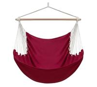 AMANKA Chaise Suspendue Exterieur XXL - 185x130 Fauteuil Suspendu Balancelle de Jardin Fauteuil a Suspendre Fauteuil Relax Intérieur Siege Suspendu Exterieur Balancelle 1 Place Fauteuil Siège Suspendu