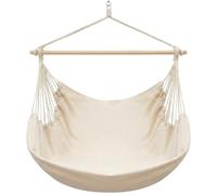 AMANKA Chaise Suspendue Exterieur XXL - 185x130 Fauteuil Suspendu Balancelle de Jardin Fauteuil a Suspendre Fauteuil Relax Intérieur Siege Suspendu Exterieur Balancelle 1 Place Fauteuil Siège Suspendu