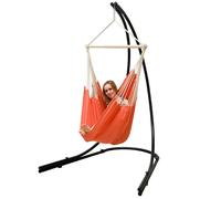 AMANKA Support Hamac 210cm avec Chaise Suspendu XXL Fauteuil Pivotant 360° SKU: 15989-007
