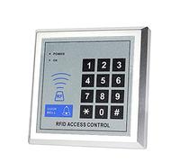 AMAO 125KHz RFID Autonome de Lecteur de Cartes de ID de contrôle d'accès avec Clavier numérique de pour Le système d'entrée de Porte Simple, 500 utilisateurs