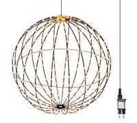 AMARE Boule LED de 60 cm avec 400 LED blanc chaud