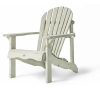 AMATA Fauteuil Adirondack en pin massif, chaise de jardin – vert eucalyptus