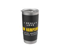 Amateur du New Hampshire, j'aime vraiment Granite State Gobelet isotherme en acier inoxydable double paroi