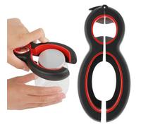 Amaxiu Ouvre bouteille pour les seniors, Ouvre Bocal Manuel 6 en 1 Multifonctionnel Ouvre Bouteille Décapsuleur bière Ouvre bocal à soda Outil de cuisine pour les personnes âgées enfants