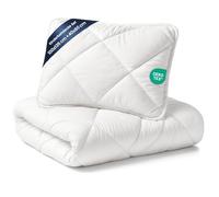 Amazinggirl Couette 100x135 cm - edredon Toutes Saisons 1 ou 2 Personne et couettes pour lit sans Housse Blanche en Microfibre 100 x 135 cm Oeko-Tex