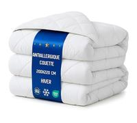 Amazinggirl Couette 200x220 cm - edredon Hiver 1 ou 2 Personne et couettes pour lit sans Housse Blanche en Microfibre 200 x 220 cm Oeko-Tex