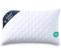 Amazinggirl Coussin 40x80 cm - Oreiller de lit en Microfibre Douce certifié Oeko-tex - Coussins pour canapé lit et Salon oreillers Moelleux Lavable à 60 degrés Respirant Forme Stable Blanc 40 x 80 cm