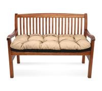 Amazinggirl Coussin de Banc Exterieur 120x50 cm pour Salon de Jardin & Balancelle - Coussin Banc Banquette Assise Intérieur Coussins de Jardin Extérieur Galette Interieur Beige