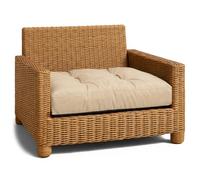 Amazinggirl Coussin extérieur Salon Jardin Coussin de siège 60x60 cm - Lounge pour Meubles rotin Fauteuil Banc Balcon terrasse - déperlant matelassé Robuste épais Moelleux Confortable Beige