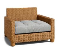 Amazinggirl Coussin extérieur Salon Jardin Coussin de siège 60x60 cm - Lounge pour Meubles rotin Fauteuil Banc Balcon terrasse - déperlant matelassé Robuste épais Moelleux Confortable Gris Clair