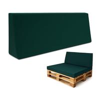 Amazinggirl Coussin Palette de Jardin en Mousse Assise Coussin d'assise 120x80 cm - Coussins Exterieur et Interieur Gros oreillers pour d'assise canapé Banc Balcon Banquette et terrasse Vert