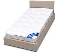 Amazinggirl Protège Matelas 90x200cm - Surmatelas Matelassé avec 4 Élastiques aux Coins - Respirant & Lavable en Machine Protege Matelas pour Lit et Literie 90x200 cm