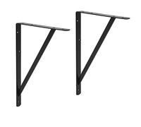 Amazon Basics AB5502 Lot de 10 supports d’étagère, 20 x 13 inches, noir