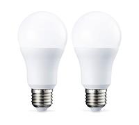 Amazon Basics ampoules LED Culot Edison à vis E27 10 W (équivalent 75 W) Blanc froid Intensité non variable, Lot de 2