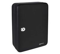 Amazon Basics Armoire de sécurité 48 clés, verrouillable, en acier, Noir, 19.99P x 17.78l x 24.89H centimètres