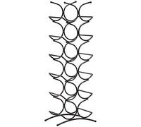 Amazon Basics Casier à bouteilles 12 bouteilles, Noir, 24.9 x 16 x 67.8 cm