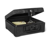 Amazon Basics Coffre-fort pour Documents Ignifuge et Étanche avec Serrure apacité 11L, Certifié UL 72 Classe 350, Noir
