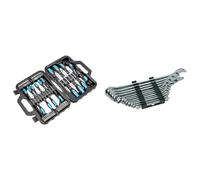 Amazon Basics Coffret tournevis 58 pièces avec embouts plats, cruciformes et Torx, Noir & Brüder Mannesmann Set de clés polygonales (Import Allemagne)