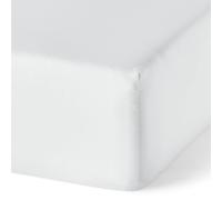 Amazon Basics Drap Housse en Coton Bio , 180 x 200 cm, Blanc