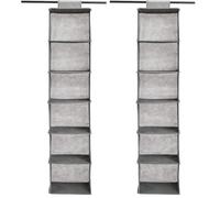 Amazon Basics Étagère de penderie 6 Niveaux, Gris, 29.72 x 137.16 x 25.4 cm (Lot de 2)