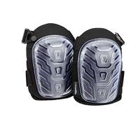 Amazon Basics Genouillères professionnelles, Rembourrage en mousse ultra résistante, Coussin en gel confortable, Clips de fixation faciles à ajuster, 1 paire, Transparent