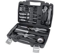 Amazon Basics Jeu d’outils pour la maison, 32 pièces, Noir/gris