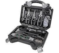 Amazon Basics Set d'outils pour la maison, 51 pièces, noir