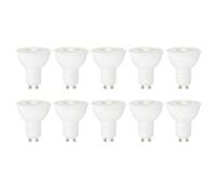 Amazon Basics Lot de 10 ampoules spot LED GU10, 3 W (équivalent à 35 W), blanc chaud, Non Dimmable