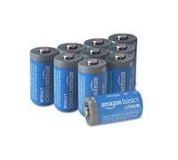 Amazon Basics Lot de 10 piles au lithium CR123A 3 V, durée de conservation de 10 ans