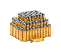 Amazon Basics Lot de 100 piles alcalines AAA haute performance, 1,5 V, durée de conservation de 10 ans