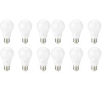 Amazon Basics Lot de 12 ampoules LED, culot à vis Edison E27, 8 W (équivalent à 60 W), blanc froid, Non Dimmable