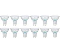 Amazon Basics Lot de 12 ampoules spot LED GU10, 3,7 W (équivalent à 35W), blanc chaud, Dimmable, qualité professionnelle