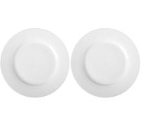 Amazon Basics lot de 12 Assiettes Plates en Porcelaine, 26.67 cm