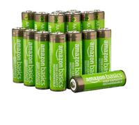 Amazon Basics lot de 16 piles rechargeables AA NiMH haute capacité, 2400 mAh, 1,2 V, rechargeables 400 fois, préchargées