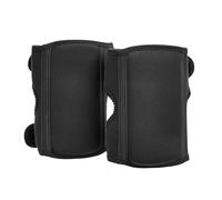 Amazon Basics Lot de 2 genouillères confortables au-dessus et sous les genoux pour le travail avec protection réglable, 21,6 cm, taille unique, 1 paire, Noir