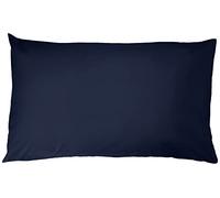 Amazon Basics Lot de 2 taies d'oreiller en microfibre, 50 x 80 cm, bleu marine