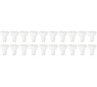 Amazon Basics Lot de 20 ampoules spot LED GU10, 3 W (équivalent à 35 W), blanc chaud, Non Dimmable