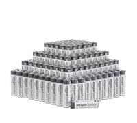 Amazon Basics Lot de 200 piles alcalines industrielles AA, 1,5 V, durée de conservation de 5 ans