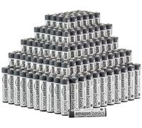 Amazon Basics Lot de 250 piles alcalines industrielles AAA, 1,5 V, durée de conservation 5 ans