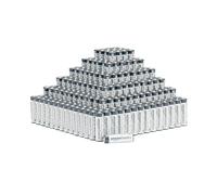 Amazon Basics Lot de 300 piles alcalines industrielles AA, 1,5 V, durée de conservation de 5 ans